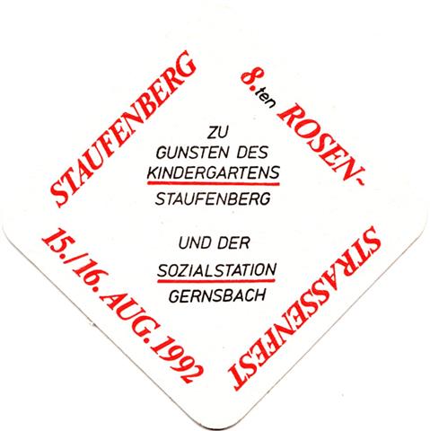 gernsbach ra-bw gerns div 2a (raute185-rosenfest 1992-schwarzrot)